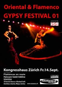 Flyer Gypsyfestival 2001