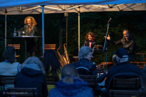 Lesung Sabine Haupt mit Christian Fotsch und Franziska Heusser